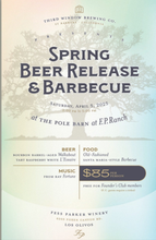 Spring Barrel Beer Release & BBQ