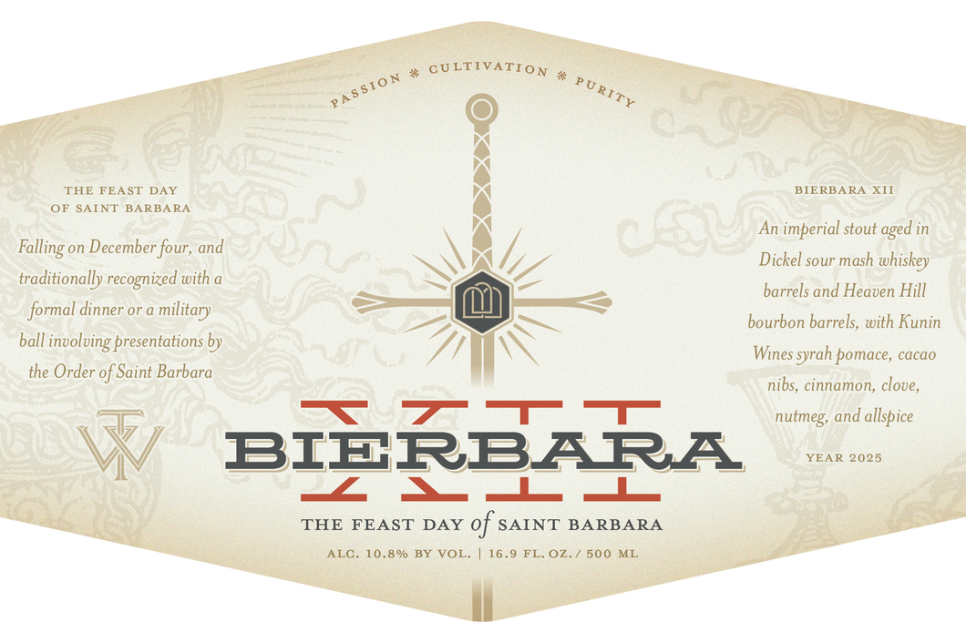 Bierbara 2025 (10.8% ABV) 1 bottle, 500ml bottle