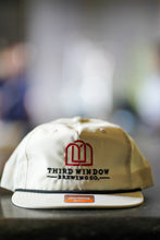 Third Window Rope Snapback Cap, White & Red