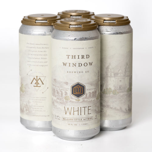 Third Window White Ale  (4.8% ABV, 5 IBU) 1 4pk 16oz cans