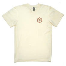 Pyramid T-Shirt, Parchment & Brick Red