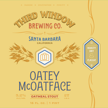 Oatey McOatface (5.5% ABV, 15 IBU) 1 4 pack 16oz cans