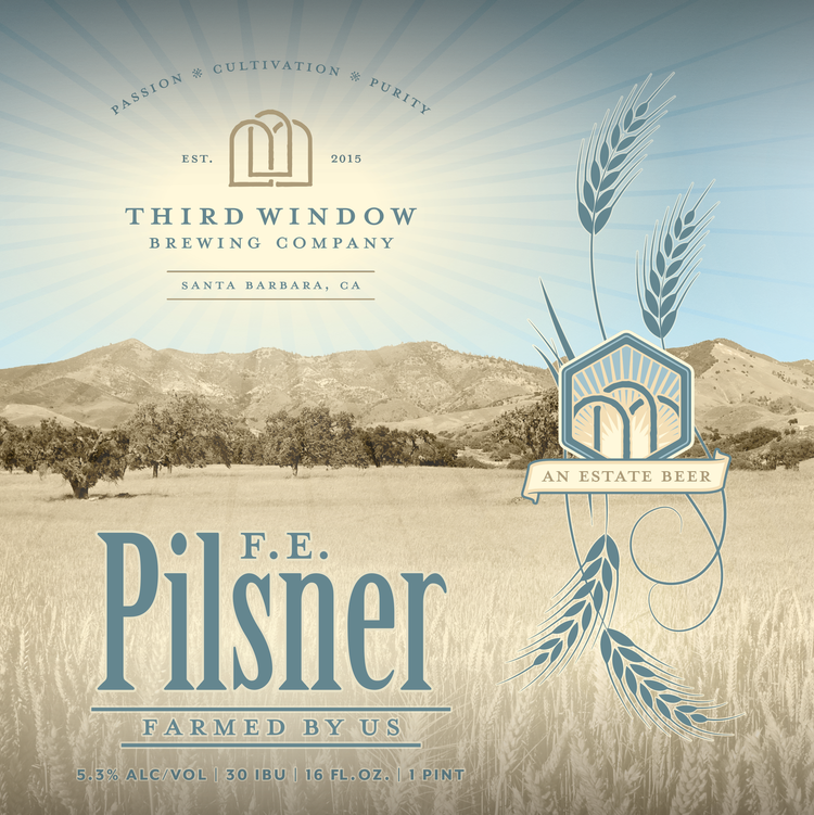 F.E. Pilsner (5.4% ABV, 30 IBU) 4pk 16oz cans