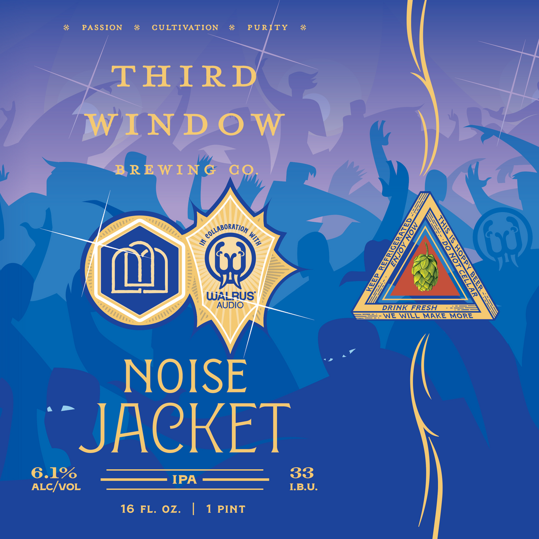 Noise Jacket IPA (6.1% ABV, 33 IBU) 4pk 16oz cans