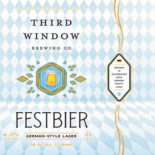 The Oktoberfest Lager 2025 (4.5% ABV, 21 IBU) 4-pack 16 oz Cans